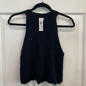NWT Aritzia Wilfred Black New Halter - Sz. Medium